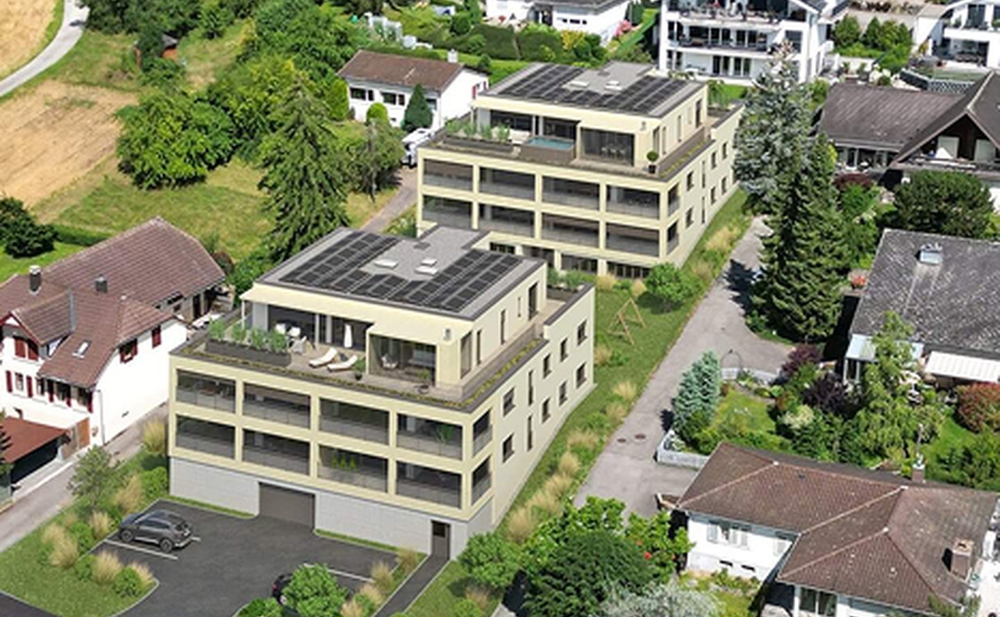 Siedlung au Soleil, 10 Eigentumswohnungen